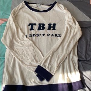 TBH I Don’t Care Sweater